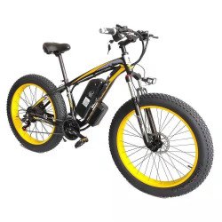 Forever™ E-Glide Snow 26 – Electric Mountain Bike (21-Speed, 350W, Fat Tire)