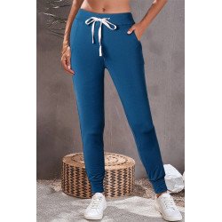 Drawstring Waist Pocketed Joggers