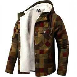 Thickened Loose Men\'s Clothing Fleece Jacket