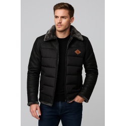 AeroFur™ – Men\'s Faux Fur-Lined Aviator Jacket