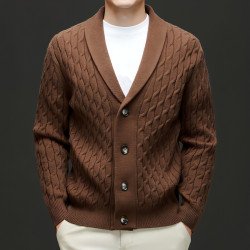 Autumn New Men\'s Knitwear Cardigan Casual Coat Sweater