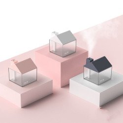 MistHouse™ – Mini Luftbefeuchter im Haus-Design mit LED