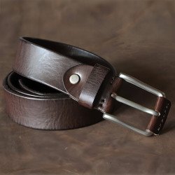 First Layer Cowhide Handmade Belt Men\'s Pin Buckle Belt