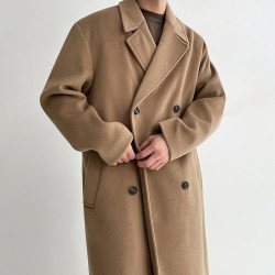 MetroElite™ Men\'s Wool Coat – Premium Winter Elegance