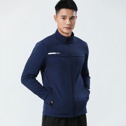 Round Neck Casual Autumn Coat Men\'s Jacket