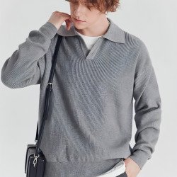 Men\'s Spring And Autumn Knitted Sweater